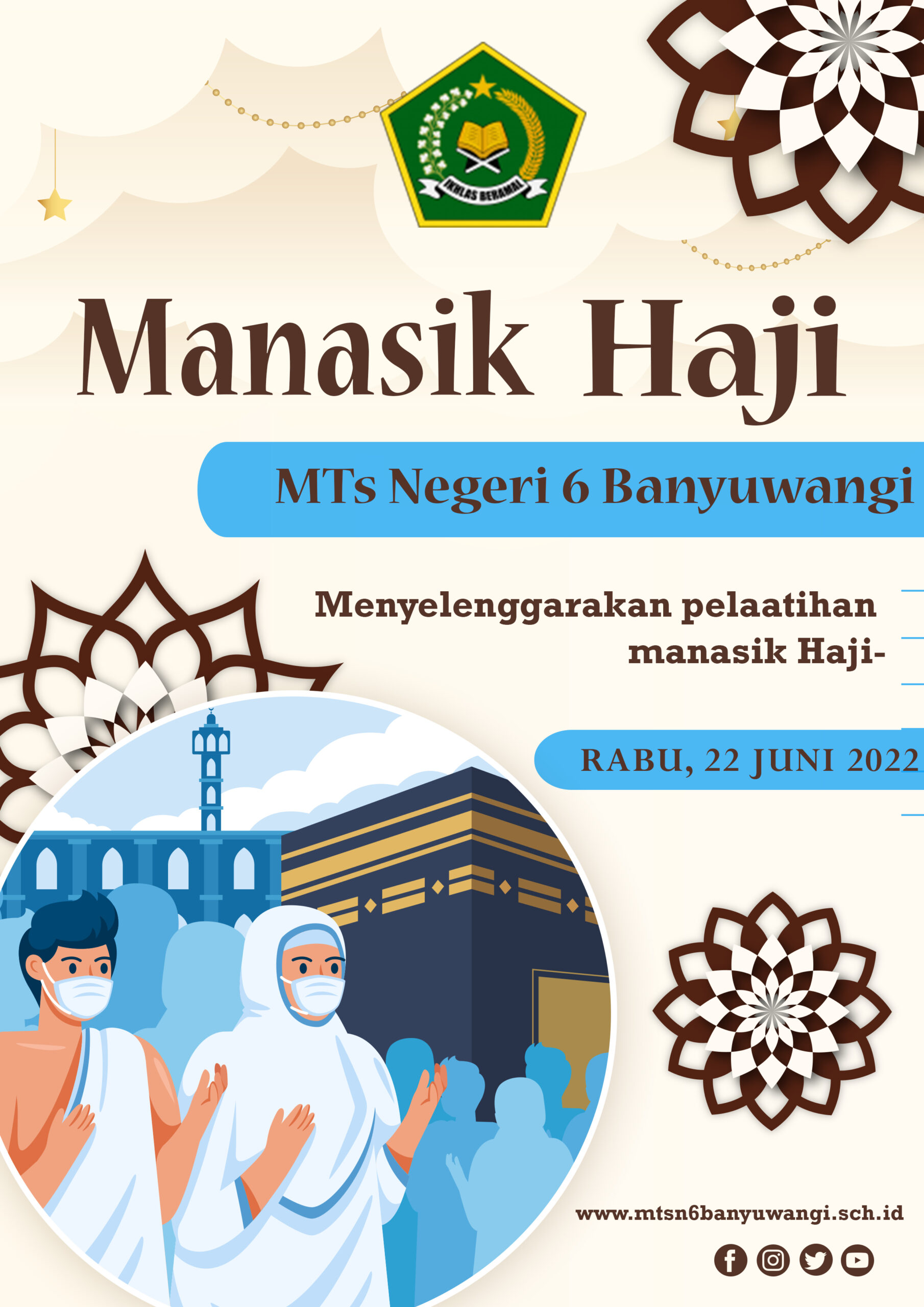 PELATIHAN MANASIK HAJI MTsN 6 BANYUWANGI